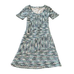 Papillon Blanc short sleeve dress, size S